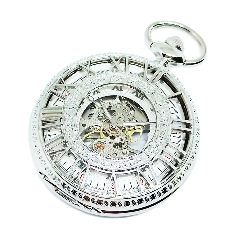 Уникальные Карманные часы PM7071, подарок на день Святого Валентина, мужской подарок, механический каркас