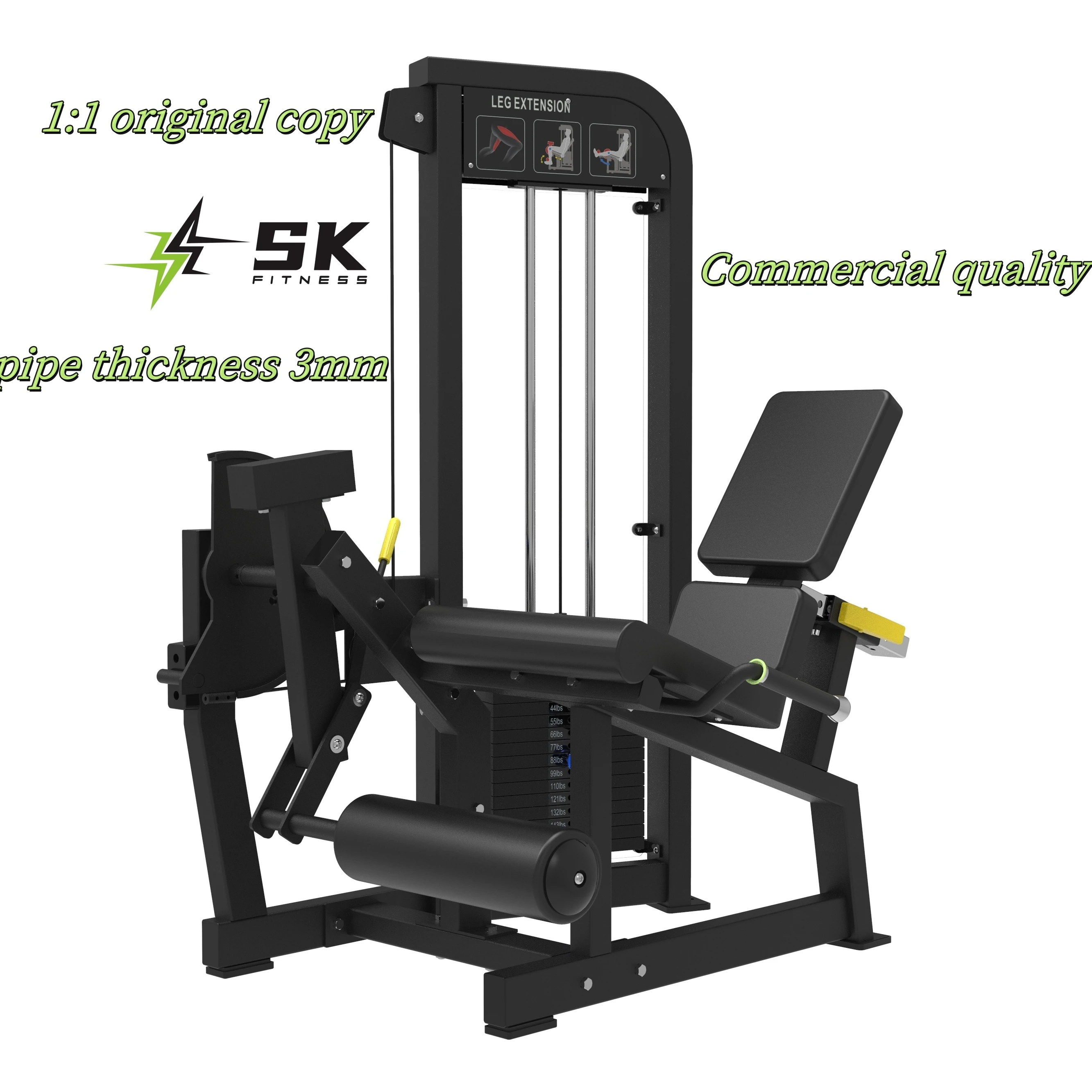 SK--Hummer commercial equipment gym Tubing extension Strength Pin curl chest leg Thickened plate body gym equipment