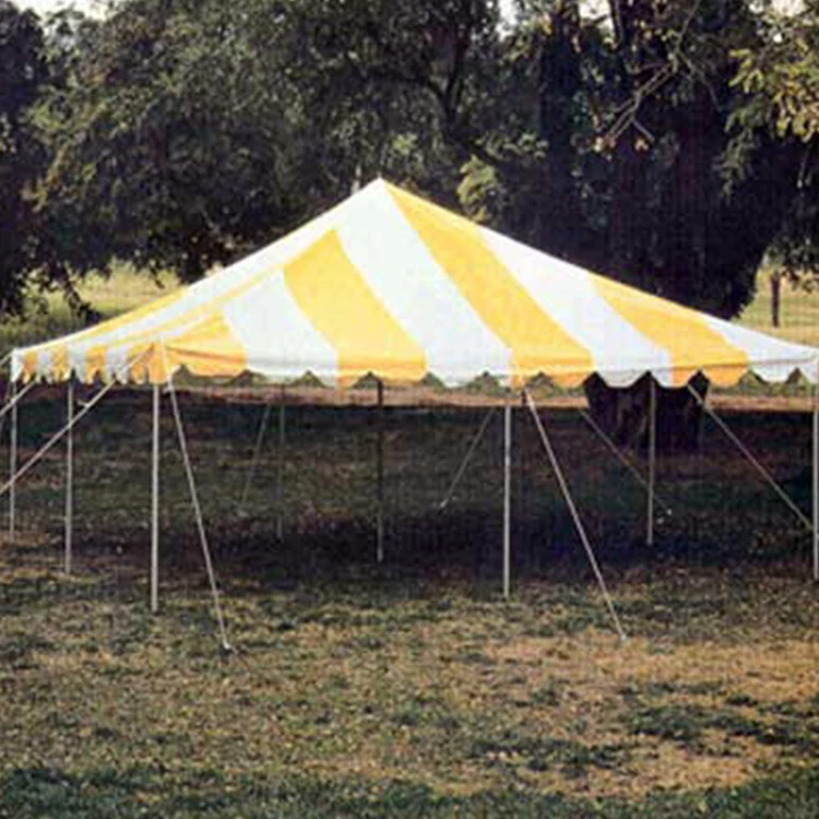 3m 4m 5m 6m Hot Dip Steel Cable Cross 20x20 High Peak Pole Tent Tent High Peak Tent For Sale