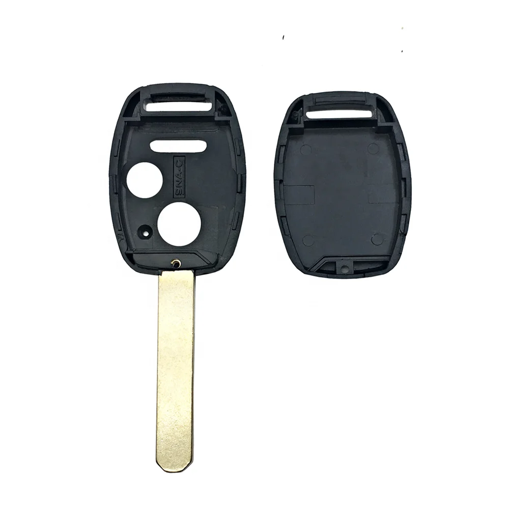 Replacement 2 + 1 3 Buttons Car Remote Key Fob Case Cover Shell For Honda CRV Fit Insight Auto