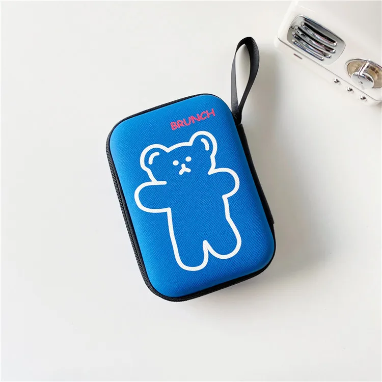 High quality cartoon multi colors printed protective small brief tool storage hard counsumer electronics carry cases