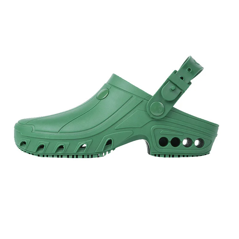 High temperature resistant surgical slippers hospital special comfortable anti-static hole medical shoes