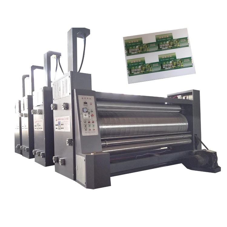 YSF-C Customized Solutions Semi Automatic Chain Feeding Flexo Printing Slotting Die Cutter Machine With Stacker For Carton Box