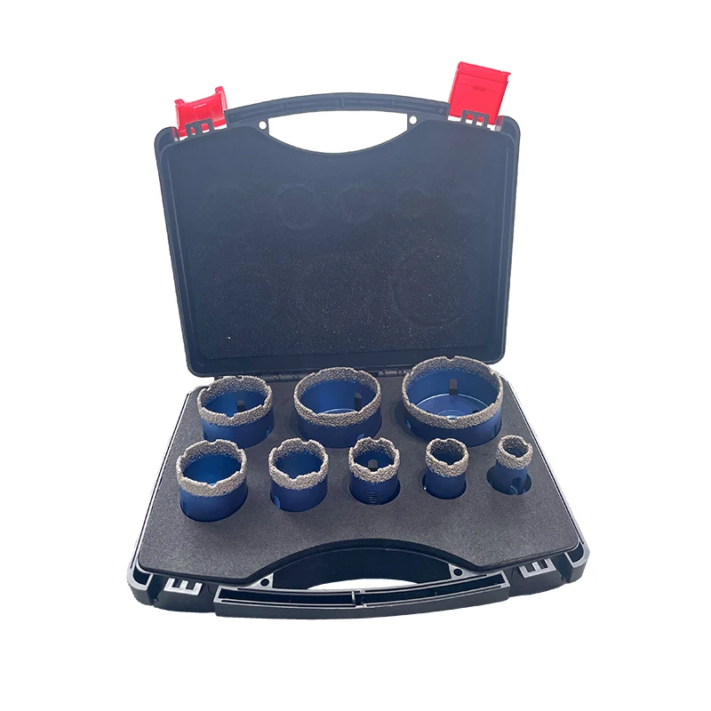 Royal Sino Segment Vacuum brazed Diamond Core Bit Crown Hole Saw Hole Cutter for Porcelain Tile Granite Marble Masonry