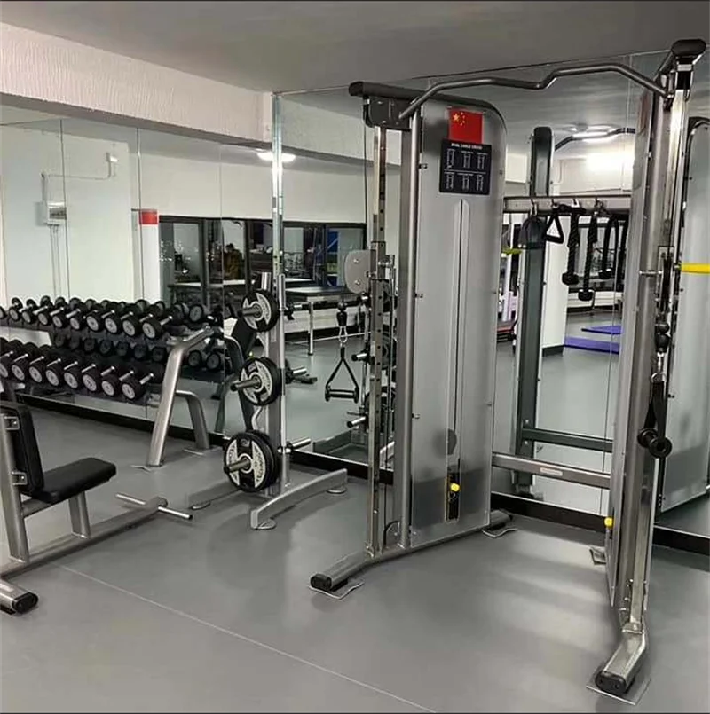 Multi Functional Trainer Dual Pulley Commercial Gym Fitness Sports Equipment Pull Up Cable Crossover Machine