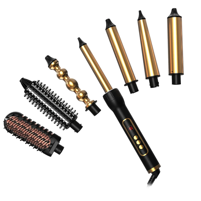 5 in 1Automatic Cordless Hair Curler Rotating Rollers Hair Care and Styling Appliances Portable Wireless Auto Hair Curling Irons
