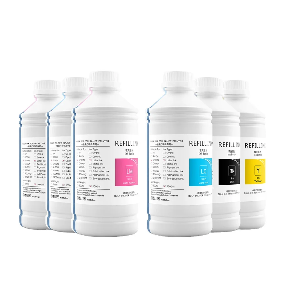 Supercolor 792 789 786 831 Bulk Latex Ink For HP L25500 L2610 L26500 L28500 300 310 330 360 370 Printer