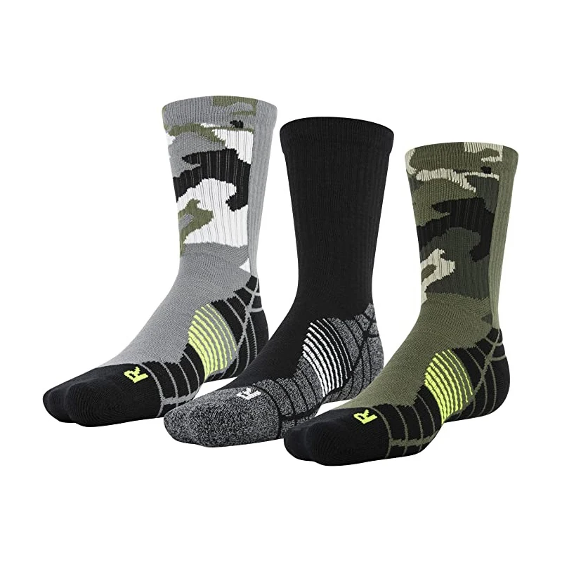 Custom High Quality White Mid Calf Mens Non Skid Football Soccer Grip Socks