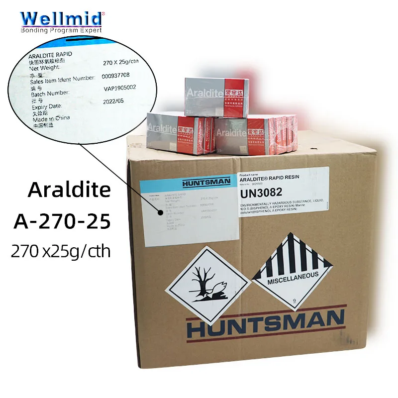  Araldite Rapid 2 части клей Скрепляет все материалы быстрая установка без растворителя профессиональное склеивание и ремонт 270 шт * 25