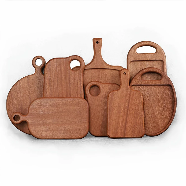 Ebony Solid Wood Chopping Board Cutting Board Multifunctional Kitchen Wooden Gift Box Customized Bamboo Wood Board