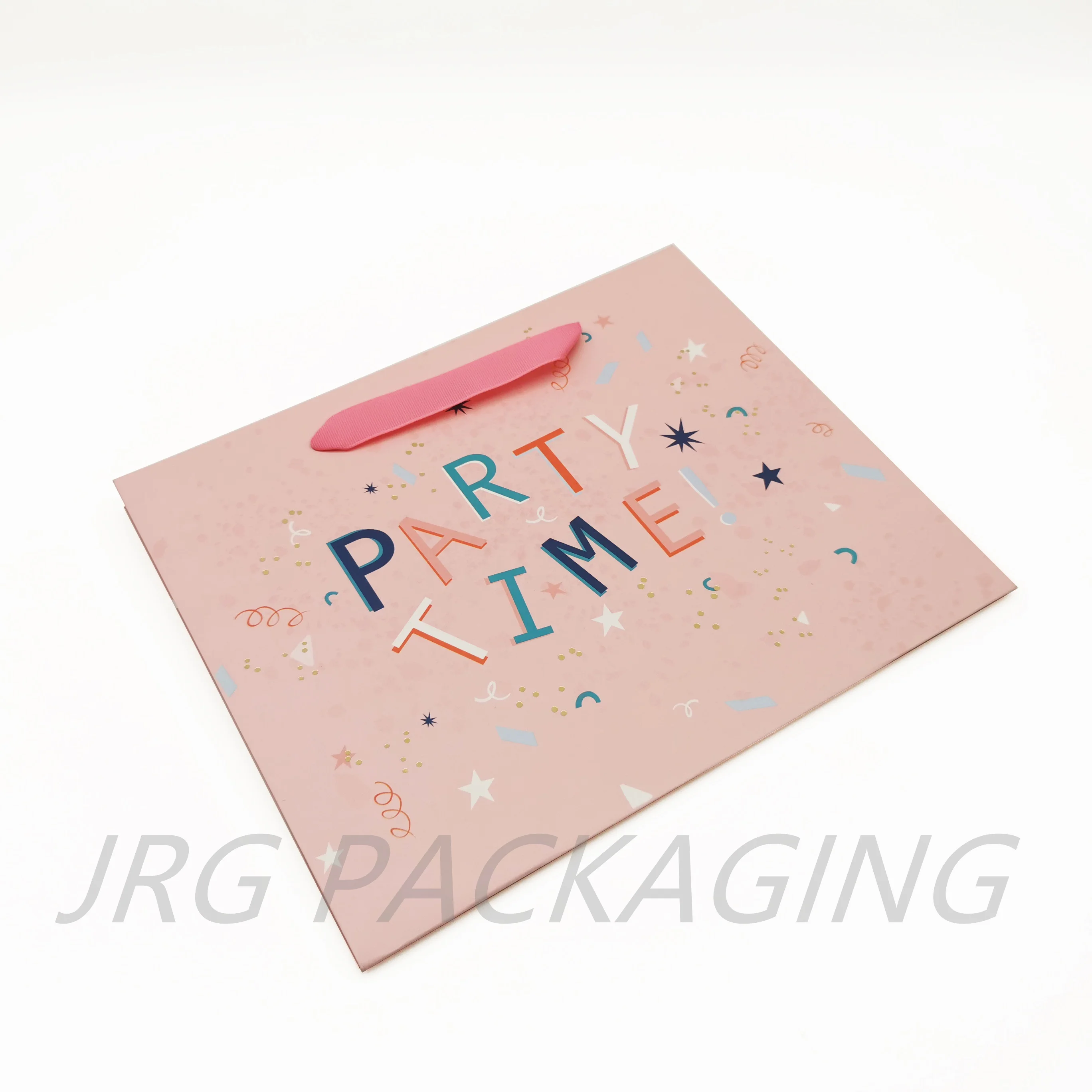 Premium Custom Logo Design Boutique Christmas Kraft Paper Bags Gift Wrapping Bags With Your Own Logo Handle Shopping bags