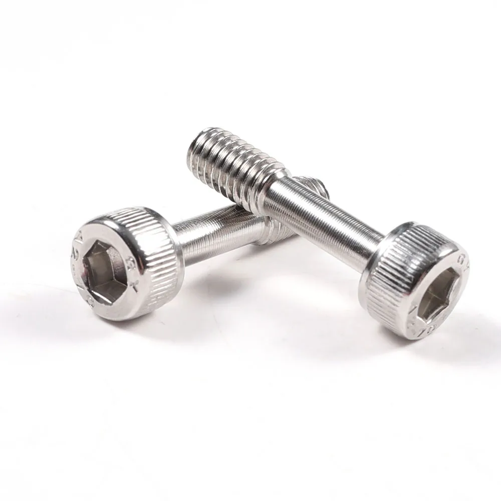m3 m4 m5 m6 A2 A4 Stainless Steel Hexagon Socket  Cap Head Knurled Captive Screw with Reduced Shank for Panels
