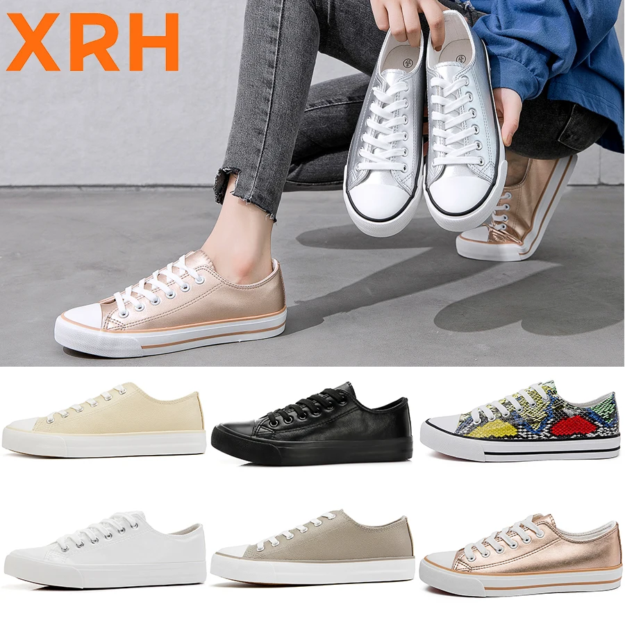 Hot Sale Low Top Custom Logo Sneakers Canvas Trendy Shoes Women Lace Up Casual Blank Women Canvas Shoes For Unisex