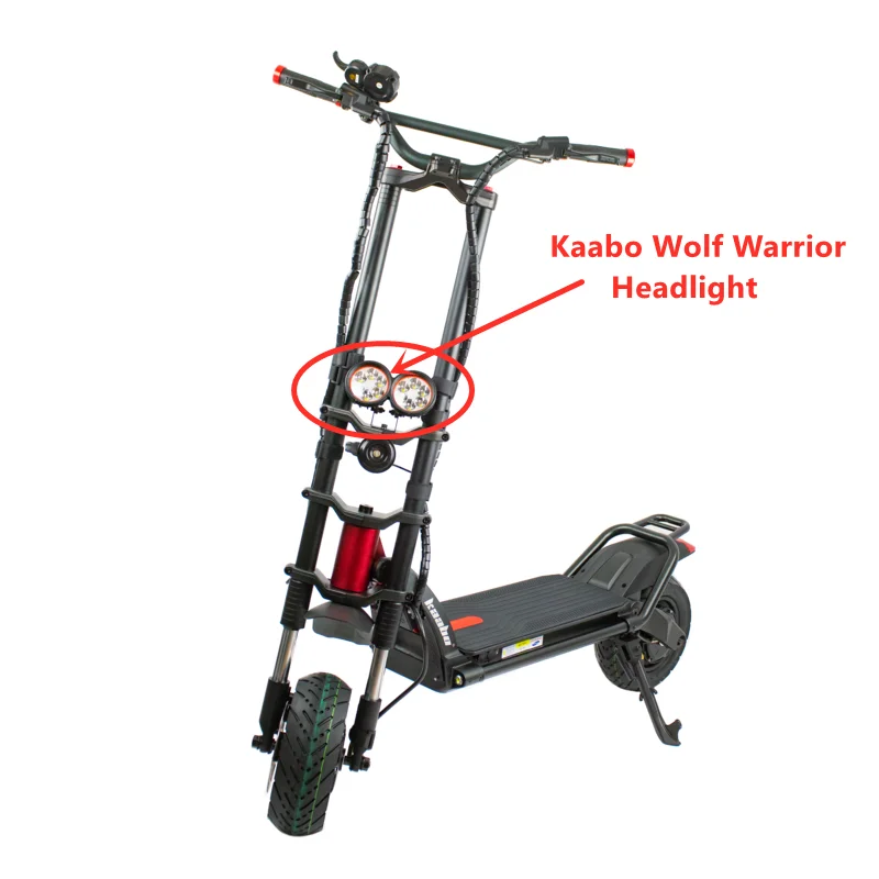 100% Original Kaabo Wolf Warrior Front Light Assembly For Wolf King Wolf X Electric Scooter Head Light Replacement Accessories