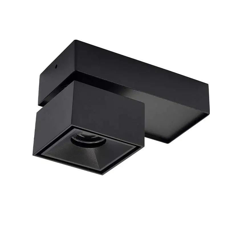 LED downlight surface mounted folding spotlight 10W commercial spotlight white square downlight