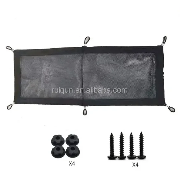 Cable Management Mesh Net Tray With Self Adhesive Hook Under Desk Storage Cable Organizer Net Cable Organizer