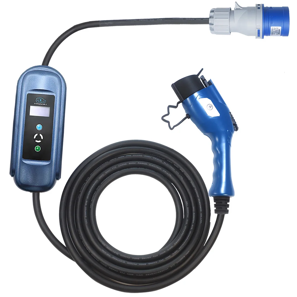 
Горячая Распродажа 8A 10A 13A 16A зарядный кабель уровня 2 зарядная станция для электромобилей Китай 