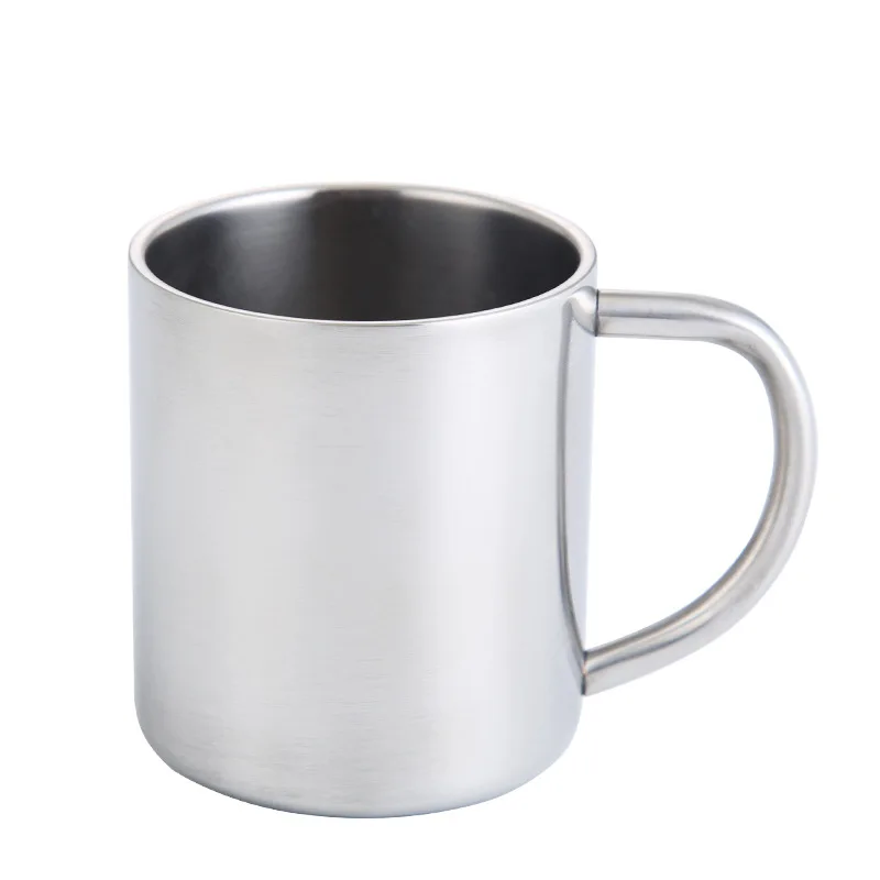 Double Wall Stainless Steel Mug Customized Logo Name 304 Student Beverages Cup Kindergarten Student Water Metal Cups