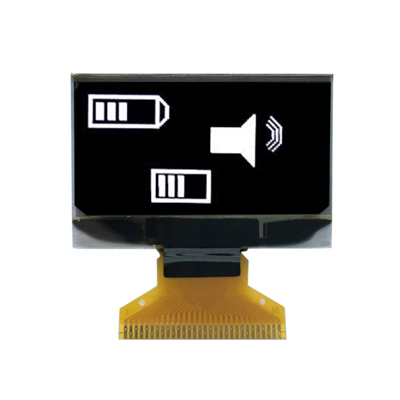 Монохромный цветной гибкий прозрачный oled-дисплей 1,3 дюйма 128X64