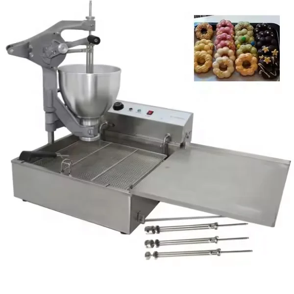 Commercial Hotel Use Lokoumade Pon De Ring Donut Ball Hoda Small Mochi Making Machine 3 Molds for Sale