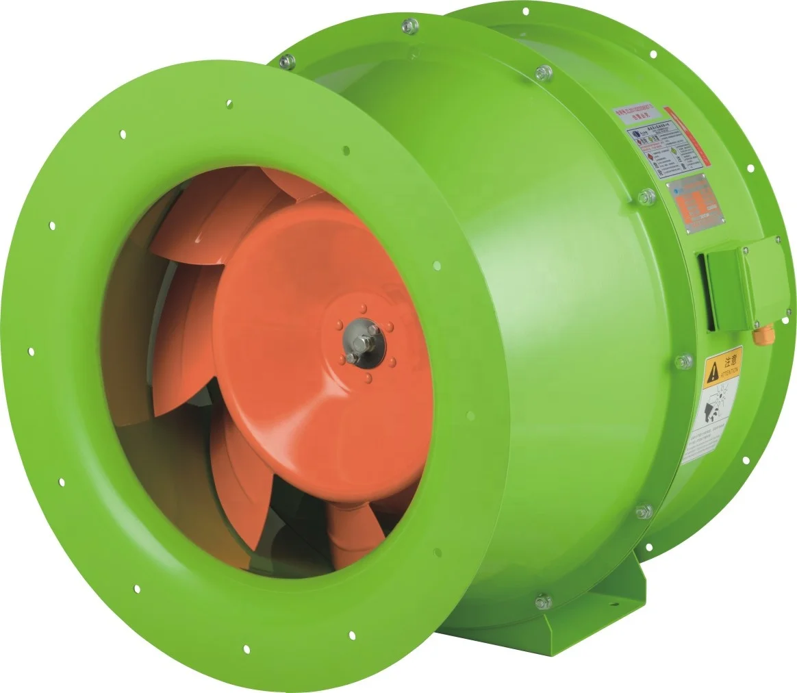 CRF grain drying diagonal flow fan