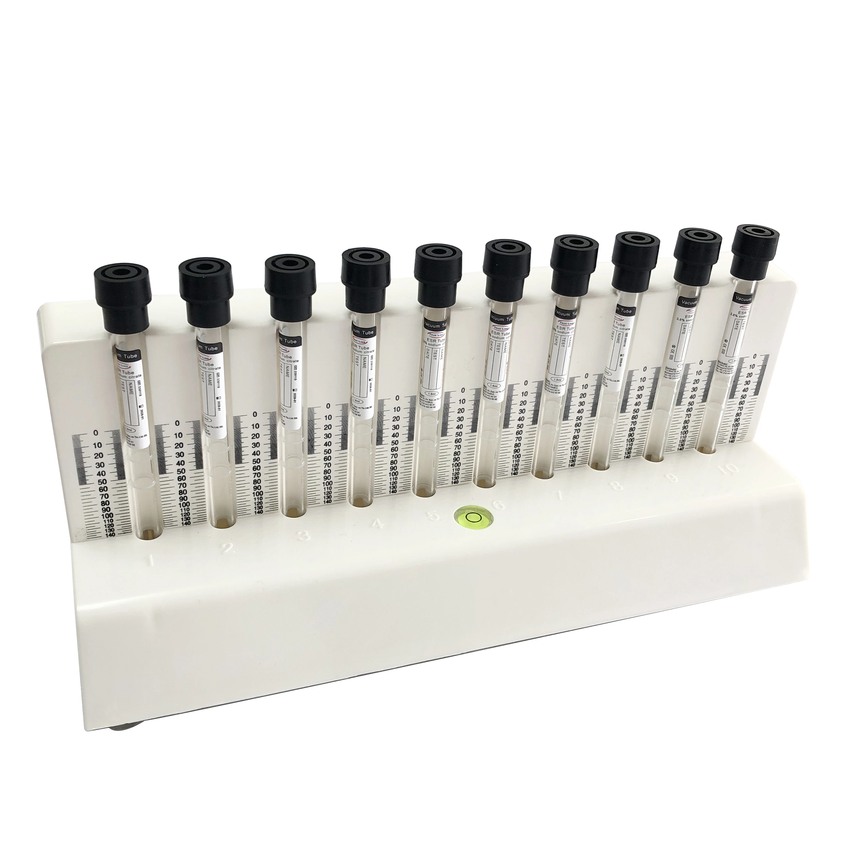 Medical Disposable glass Glass Vacuum black Esr Vacutainer blood collection esr fast tube