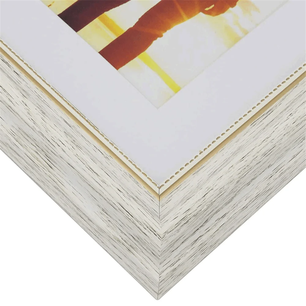 Vintage portrait picture frames 5x7 tabletop wall mountable home decor hot sale custom digital photo frame wood