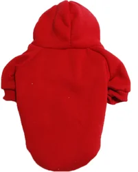 Wholesale Soft Solid Color Pet Dog Clothes Winter Hoodie Dog Sweater Pet Clothes Hoodie