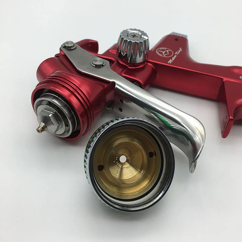 Высококачественный ручной пистолет-распылитель для ремонта поверхности автомобиля, высокопроизводительный пистолет-распылитель HVLP ET4000, сверхизносостойкая игла и шумоподавление