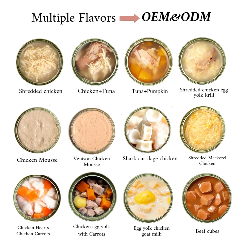 Premium Canned Cat Food Natural Ingredients Tuna in Jelly Pet Food Wet Cat 85g Bulk