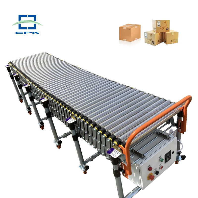 Industrial Heavy-duty Stainless Steel Telescopic Roller Conveyor Manufacture