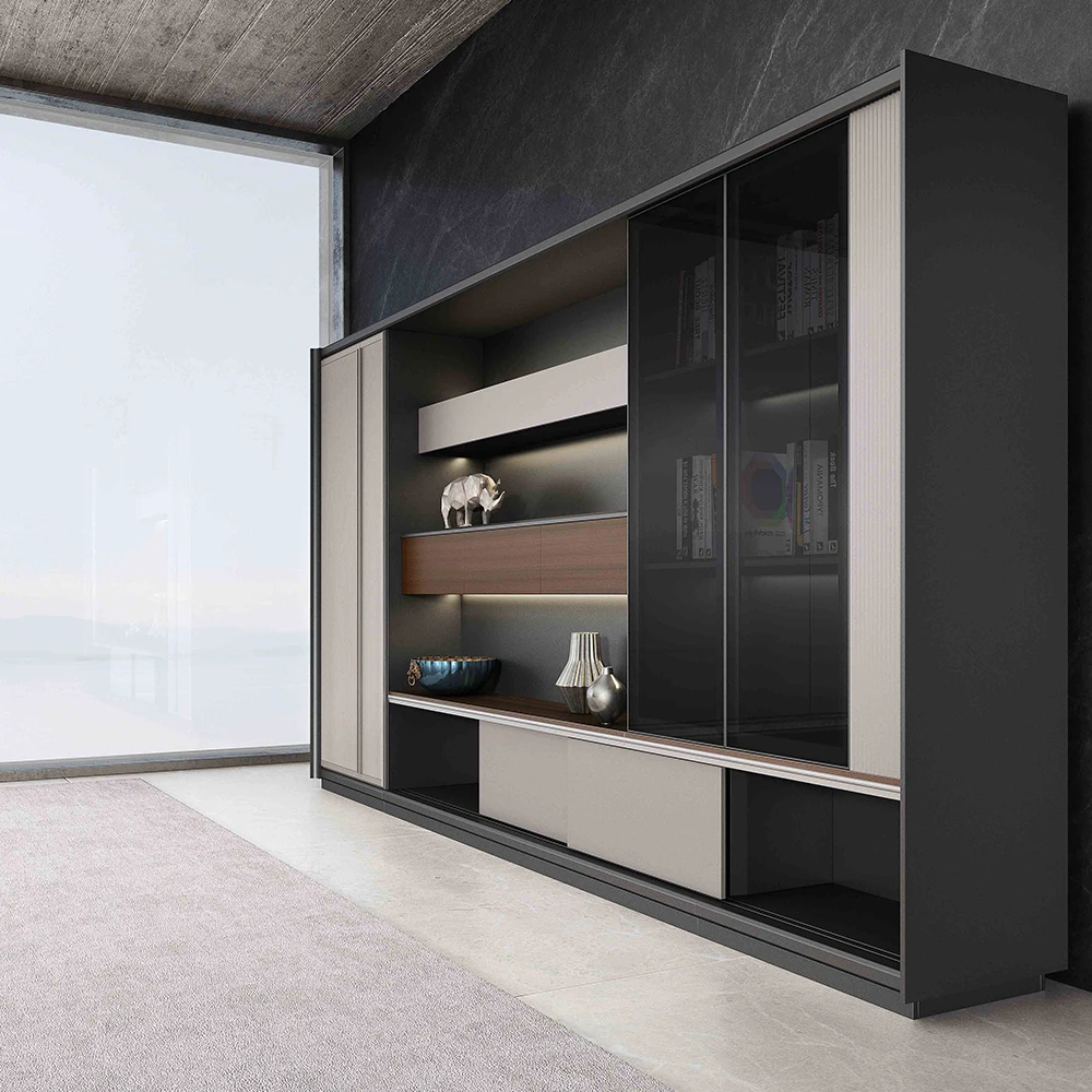 CEO boss modern supervisor office furniture desk design wooden executive office desk set