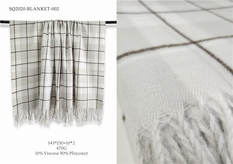 Wholesale 100% Woven Throw blanket Woven Tapestry Beach Blanket