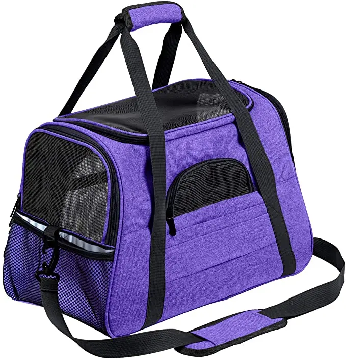 Factory Supply Wholesale Portable Traveling Dog Cat Pet Carrier Bag