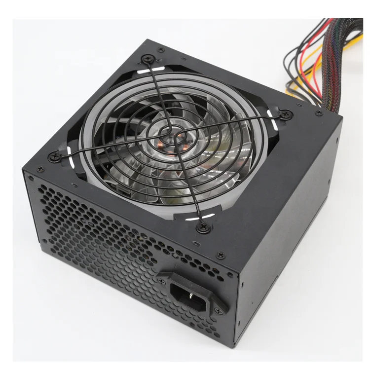 
New single voltage 80+500W/600W/700W/800W white card active transformer ATX high quality computer power supply 