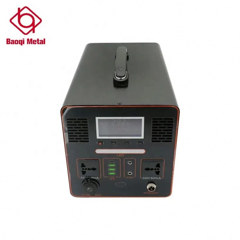 Lifepo4 Battery Solar Panel 1080Wh 1000W Ac Outlets Solar Generator Portable Power Station