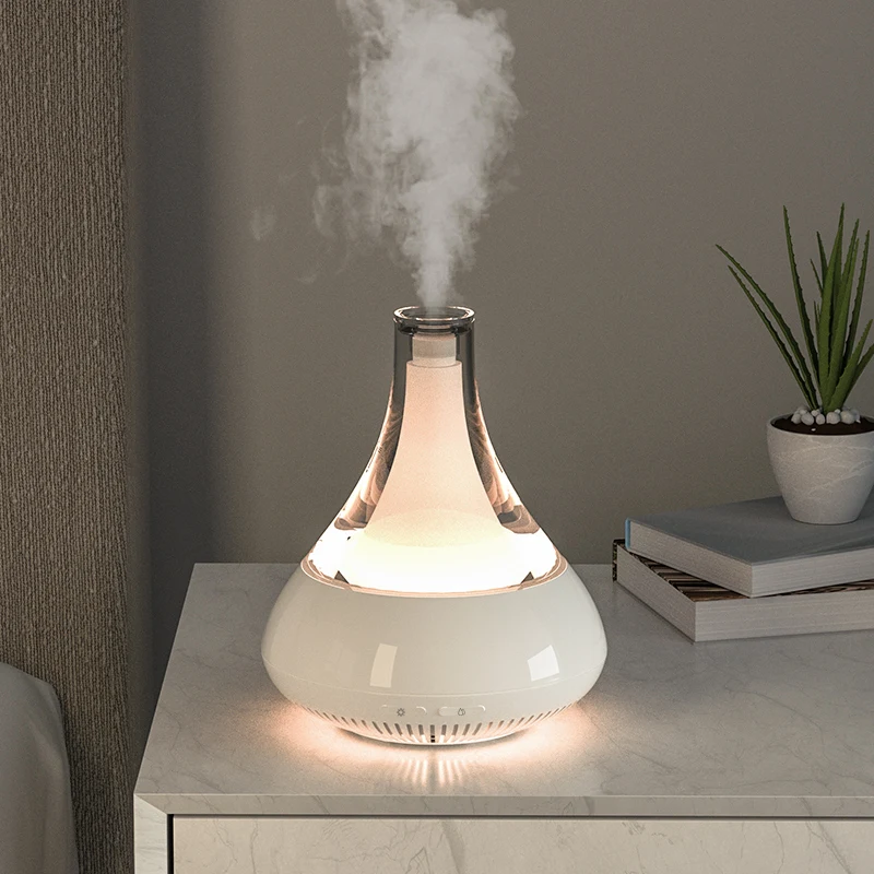 Ultrasonic aroma essential oil aroma diffusers Decorative Essential Oil Diffuser wifi humidifier Tuya App smart  diffuser