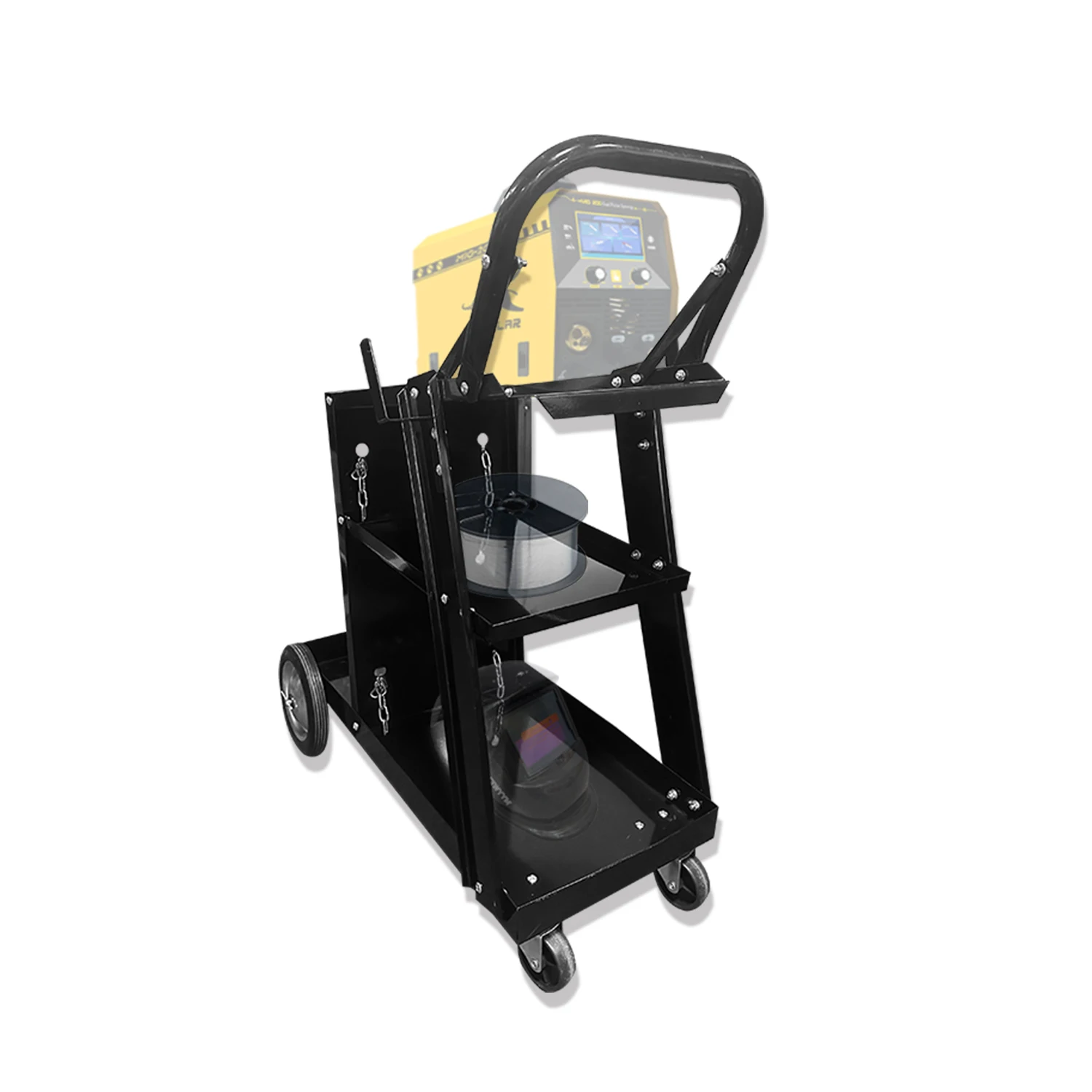Hot selling mini Truck Trolley Tool Welding Cart for TIG MIG Welder and Plasma Cutter Large Storage Rolling Welding Trolley