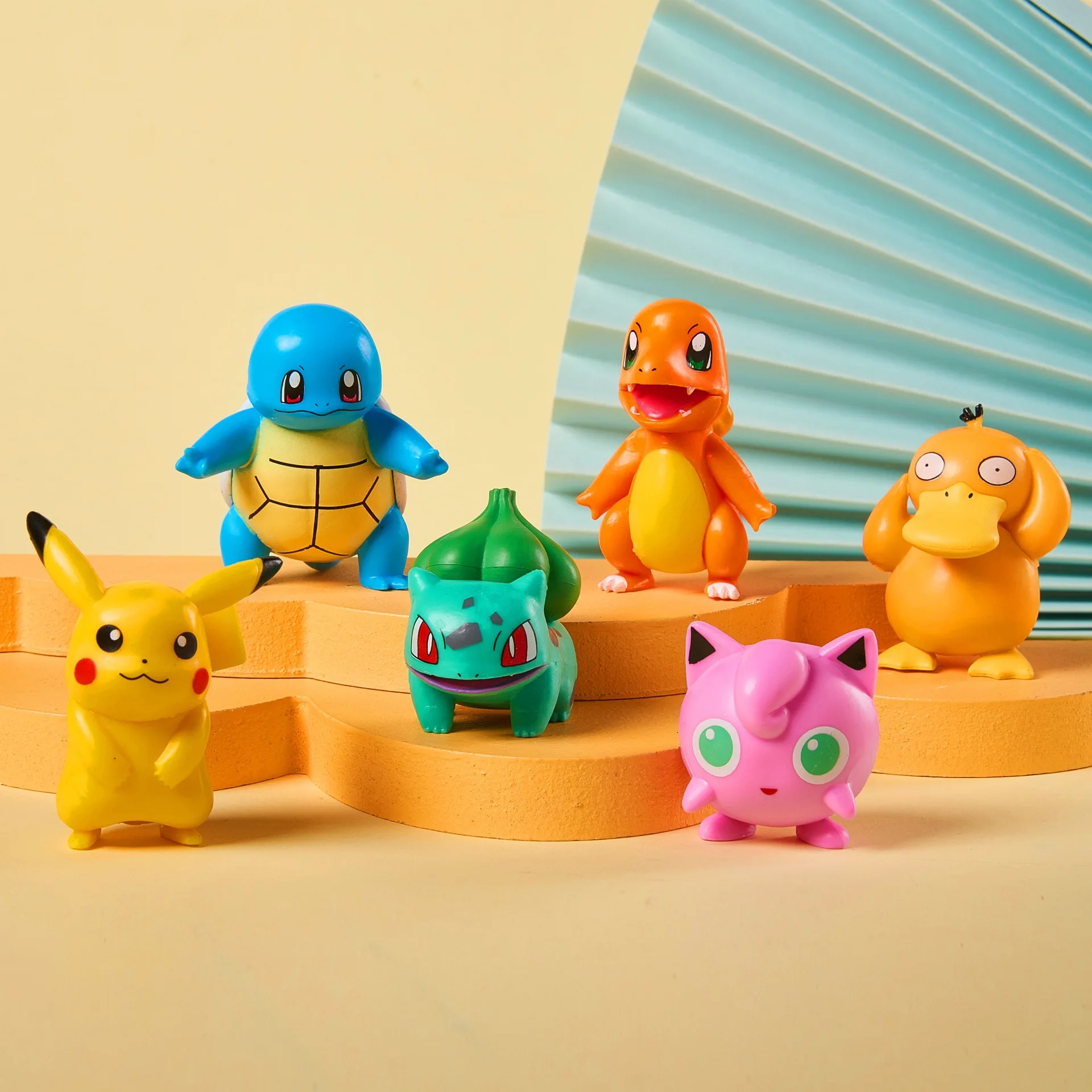 5-8cm 6 style anime blind box pokemoned figure PVC model toy for kids gifts