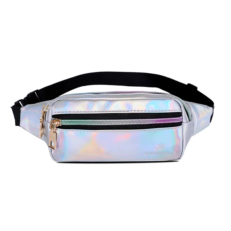 Hot Selling Waist Bag Women PU Fashion Fanny Pack Travel Party Hip Bum patent leather Bag Lady Belt Pouch Pocket Purse for Phone