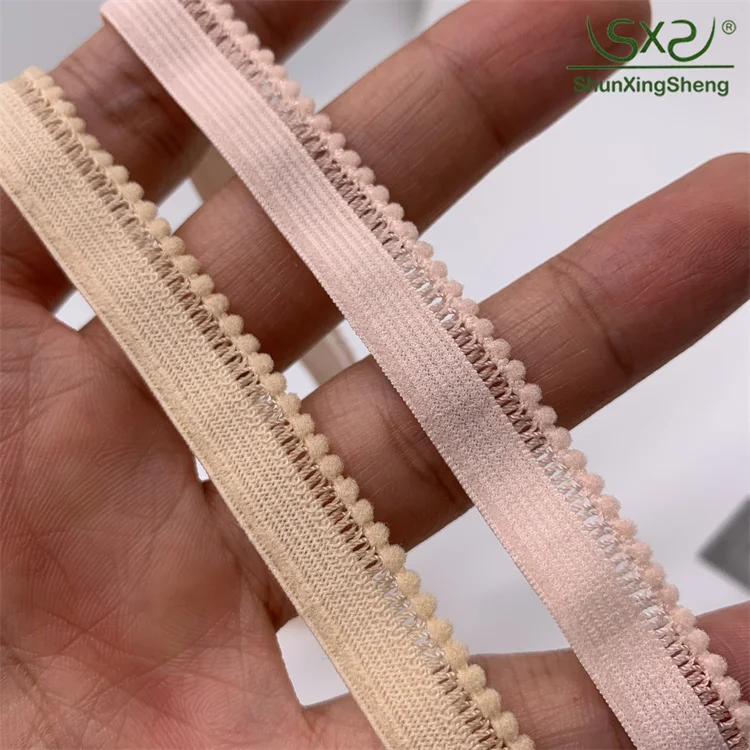 Nylon Comfort Soft Lingerie Elastic Lace Trim Elastic Band 1.3cm Elastic Webbing Panty Waistband