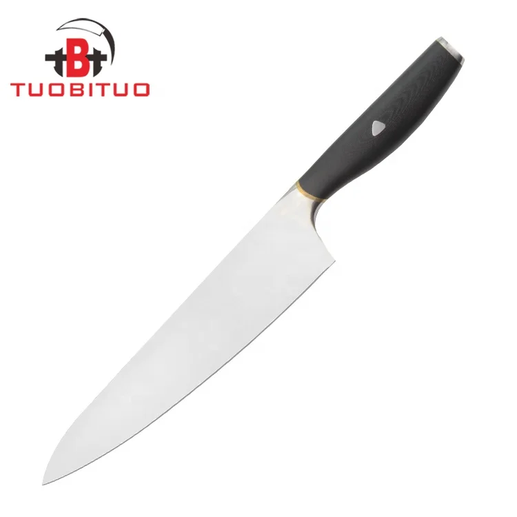 Hot Sale 8 Inch German Chef Knife With G10 Handle OEM Available