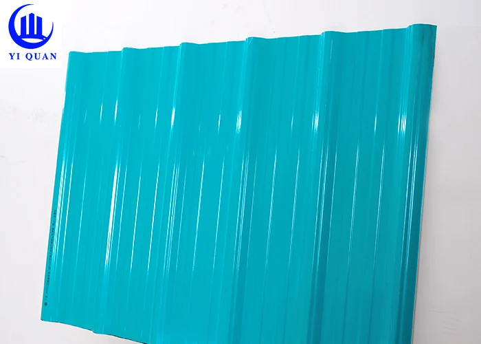 Trapezoidal Shockproof Upvc Pvc Roof Sheet Corrugated 3 mm for Warehouse Farmhouse