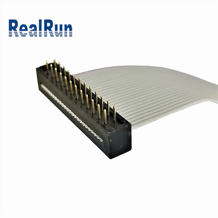2.54mm 24 pin flat ribbon IDC cable connector