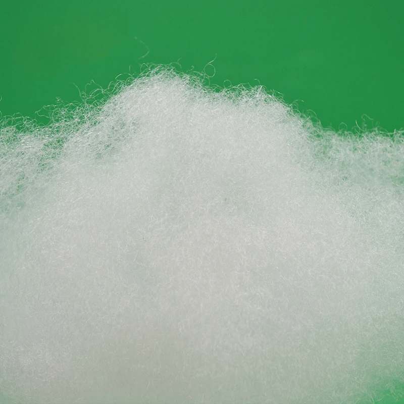 100% Virgin Polyester Staple Fiber 15d*64mm Hollow Conjugated Siliconized Used for Filling Material