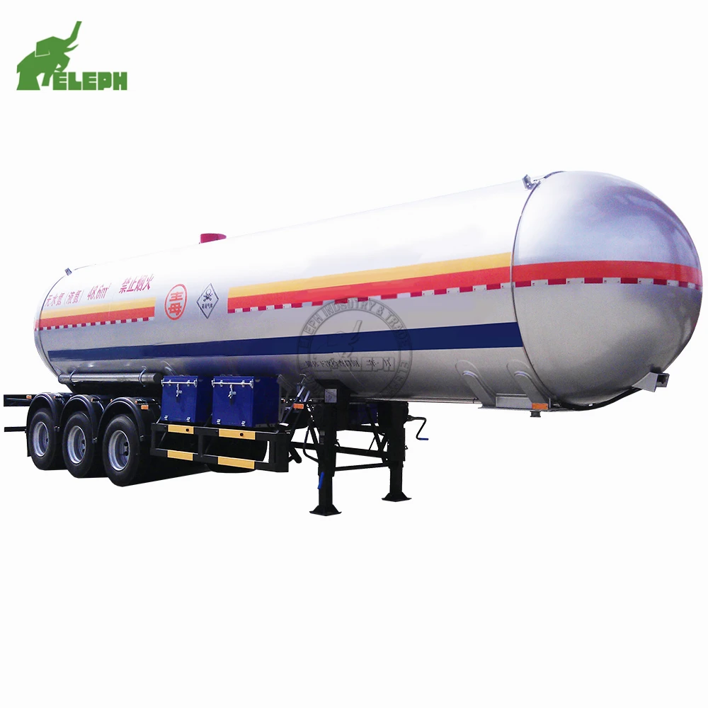 3 оси 57 CBM G жидкий пропан газ пуля LPG газовый бак полуприцеп автоцистерна