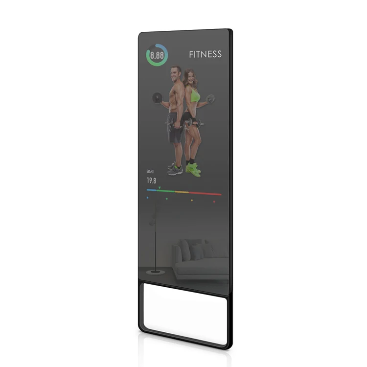HD LCD Mirror Digital Signage Monitor Display mirror fitness touch screen LCD Touch Screen Advertising Display Fitness mirror