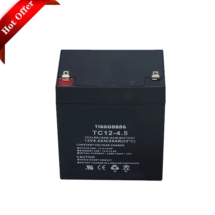 CE certificate batteries 12V 4.5AH motorcycle hybrid car lead lithium ion carbon battery solar battery