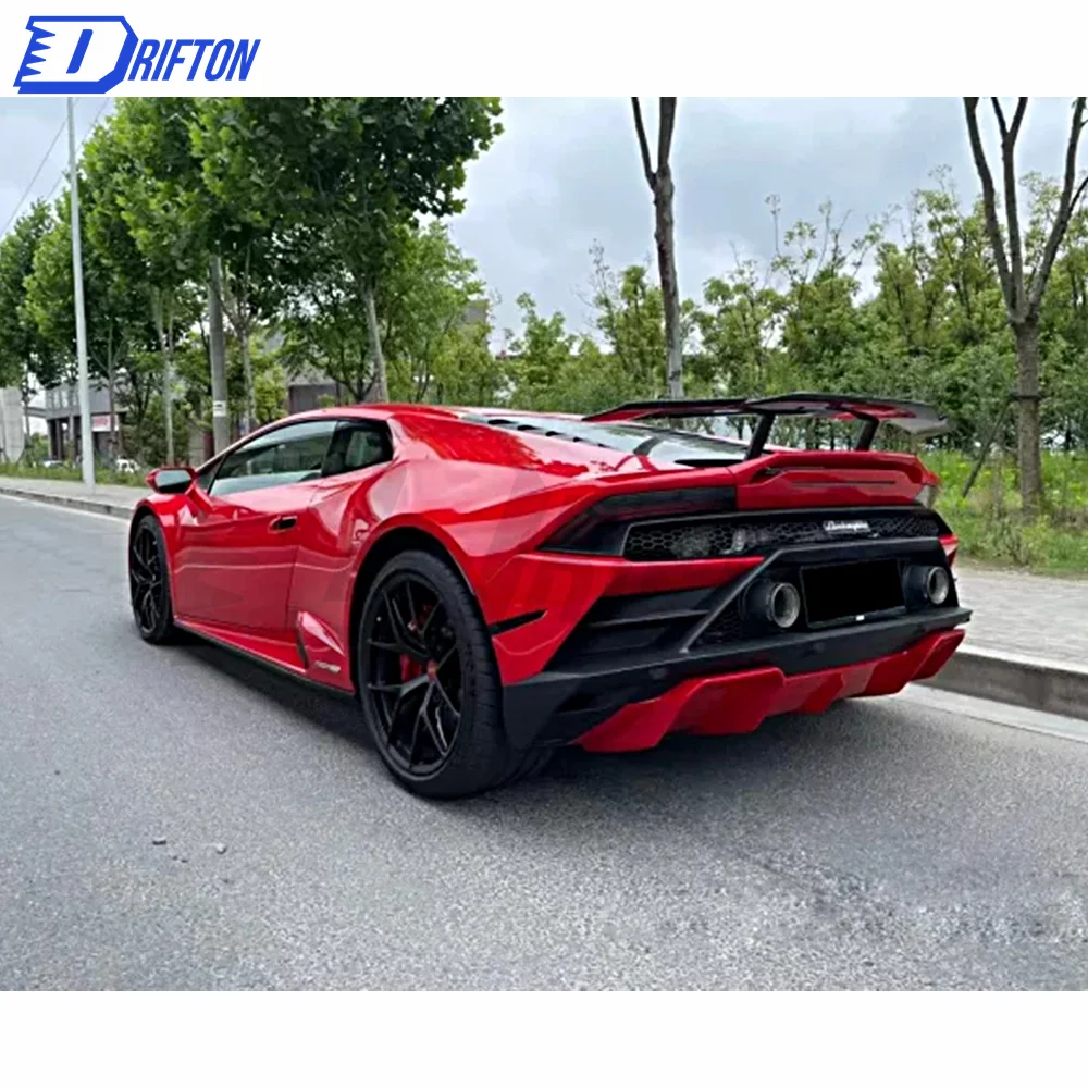 Спойлер из сухого кованого углеродного волокна для крыла Lamborghini Huracan