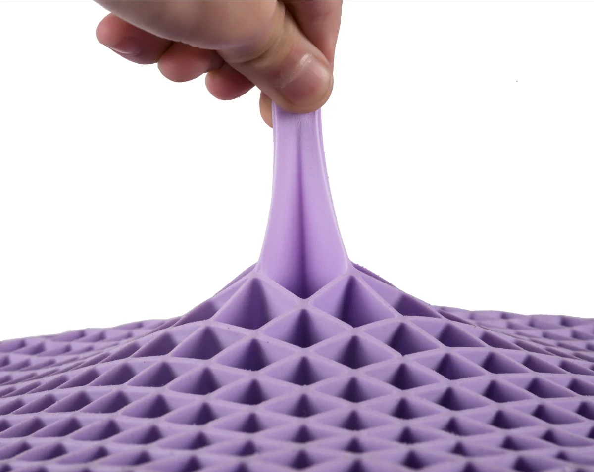 Wholesale Washable Elastomer Ergonomic Neck Honeycomb Structure Tpe Memory Foam Cooling Pillow